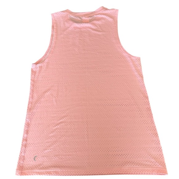 Zyia Active Women's Blossom Chill Perforated Tank Top Athleisure Pink Large - Picture 4 of 5
